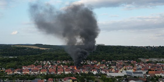 Bild: Feuer in Salza