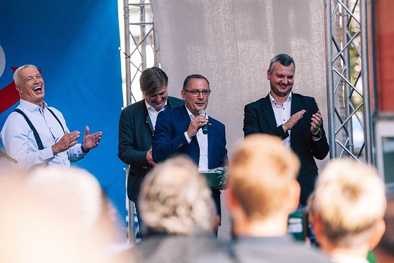 Bild: Entspanntes Quartett