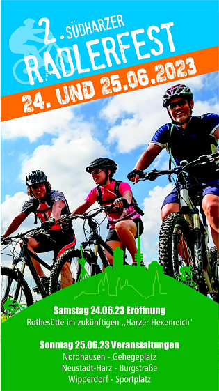 Bild: 2. S&uuml;dharzer Radlerfest startet in Rothess&uuml;tte