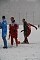 Fu&szlig;ball im Schnee
