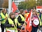 Demonstranten machten Druck
