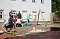 Actionpainting an der Jugendkunstschule