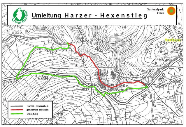 Bild: Umleitung