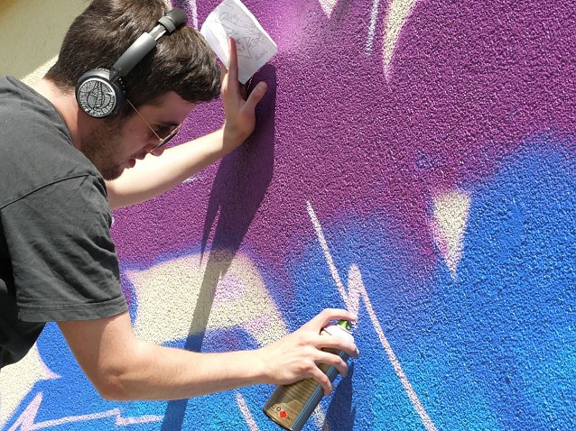 Bild: StreetArt auf dem Petersberg
