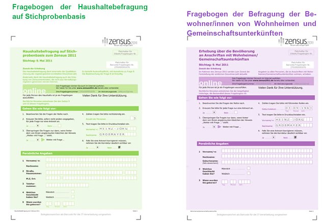 Bild: Zensus-Stichtag