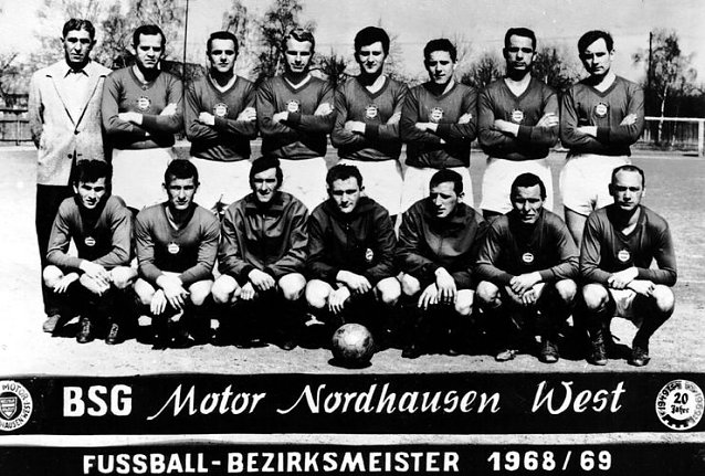 Bild: Fu&szlig;ball-Bezirksmeister 1968/69