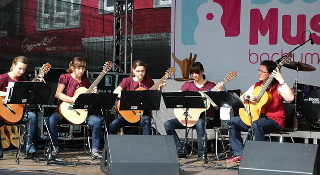 Bild: In Bochum musiziert