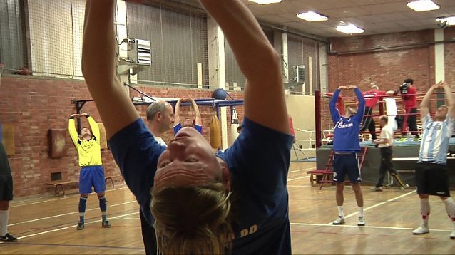 Bild: Trainigsauftakt