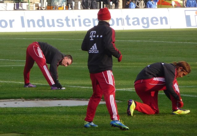 Bild: Kurz vor seiner Einwechslung - Rib&eacute;ry
