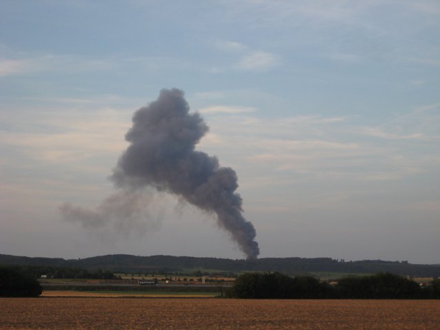 Bild: Brand in Rottleberode