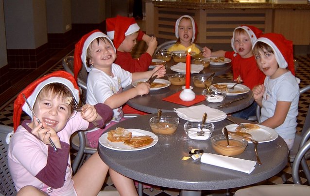Bild: Weihnachtsfeier im Badehaus