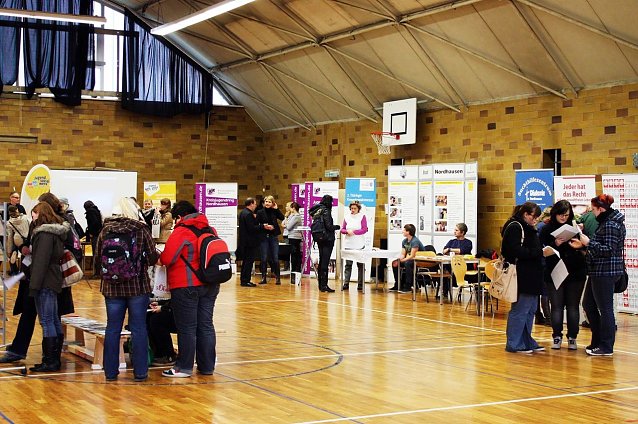 Bild: Praxismesse an der FH Nordhausen