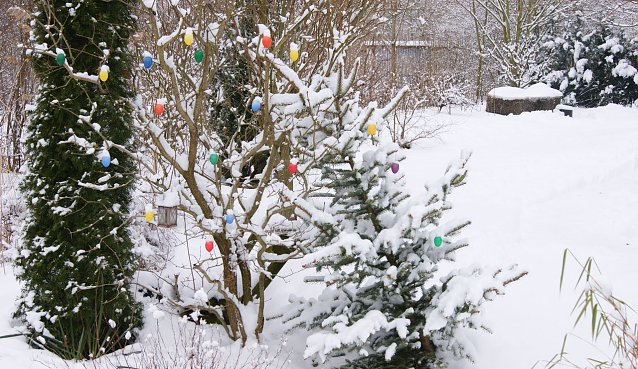 Bild: Schnee-Ostern in Obergebra