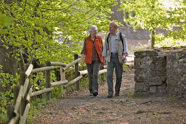 Auf Schusters Rappen unterwegs: Rund um Bad Driburg kann man zwischen 60 ausgeschilderten Wanderwegen ausw&auml;hlen. Foto: jd/Bad Driburger Touristik GmbH/Teutoburger Wald Tourismus