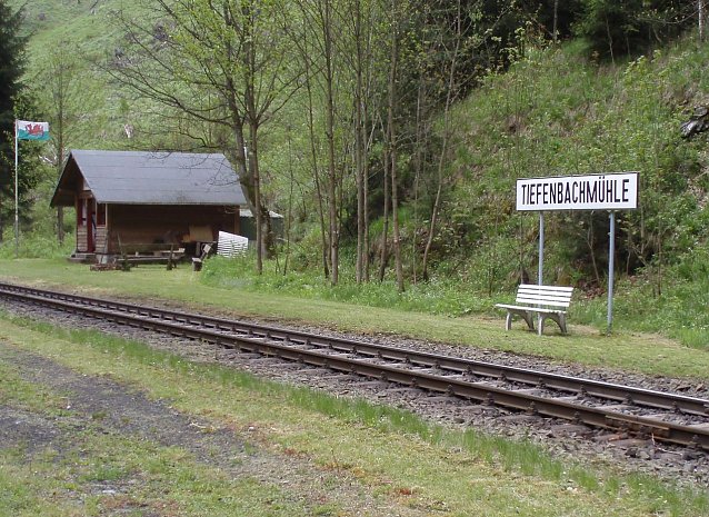 Bild: Haltepunkt Tiefenbachm&uuml;hle