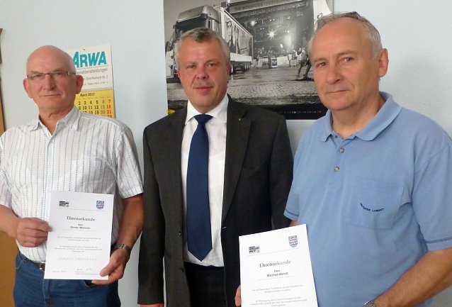 Bild: Von links: Meinicke, Salomon, Wendt