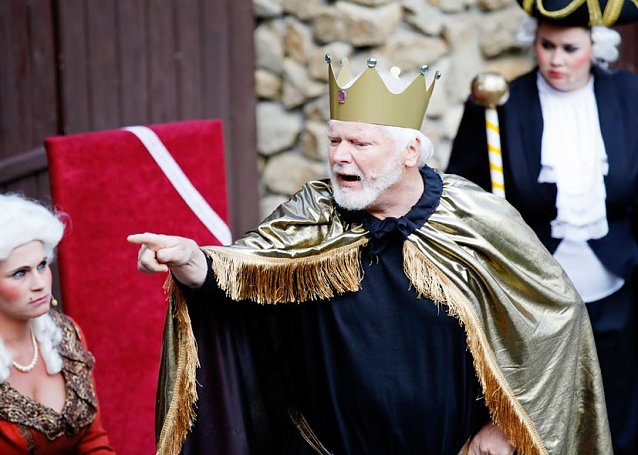 Bild: Der zornige K&ouml;nig