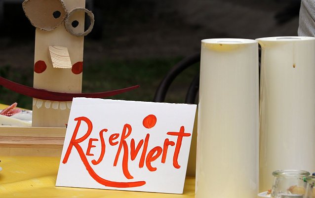 Bild: Kunstvoll reserviert