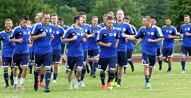 Bild: Trainingsauftakt bei Wacker