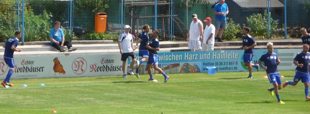 Bild: Warmmachen der Wackeren
