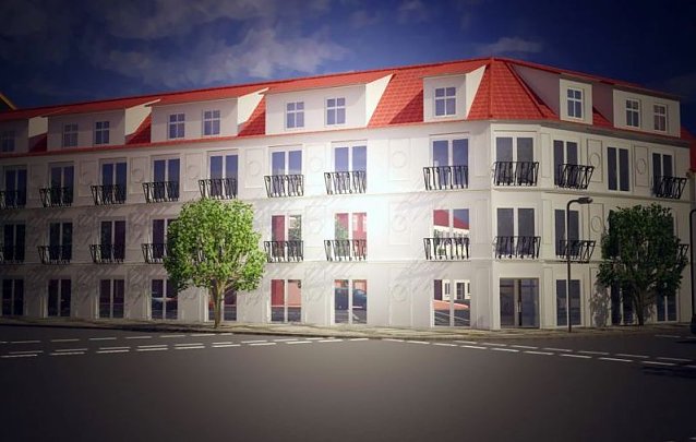 Bild: Hotel soll gebaut werden - hier ein Planungsmodell