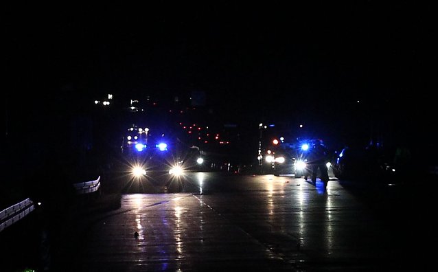 Bild: Unfall am Morgen auf der A 38