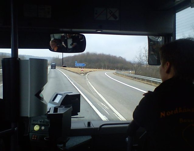 Bild: Busfahrt nach Velbert