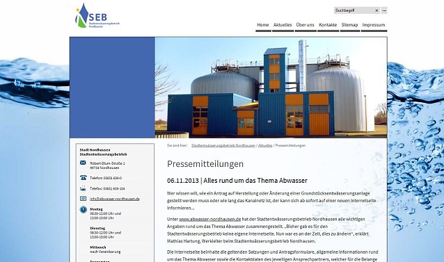 Bild: Screenshot der neuen Website