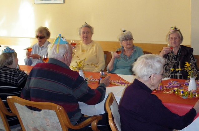 Bild: Fasching im Pflegeheim