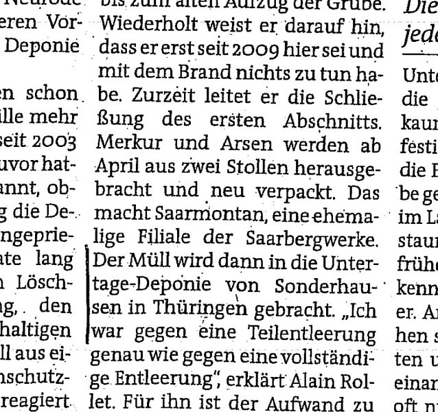 Bild: Es laufen Gespr&auml;che...