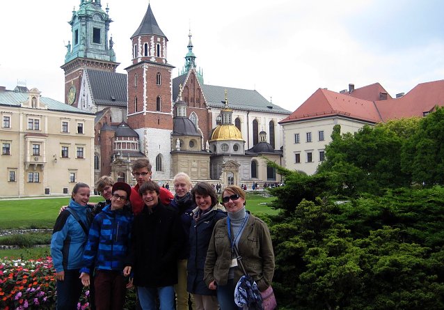 Bild: Gruppenfoto beim Wawel