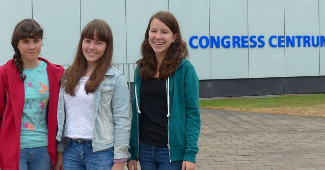 Bild: Von links: Isabell Kreske, Olivia Jande, Natalie Neitzel
