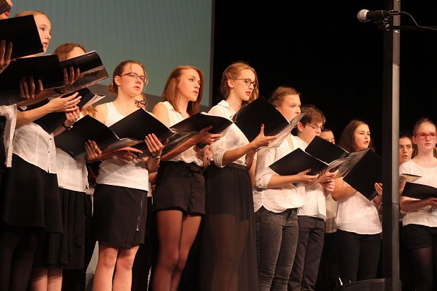 Bild: Der Chor des Humboldt Gymnasiums