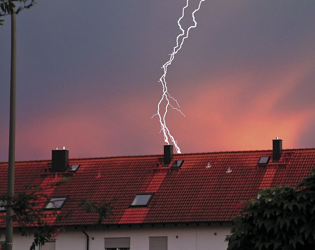 Bild: Gefangener Blitz