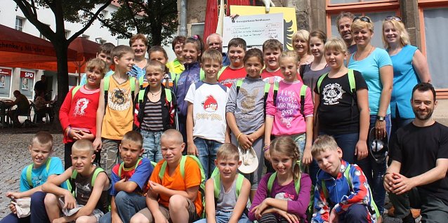Bild: Besuch im Rathaus