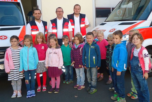 Bild: Rettungswache besucht