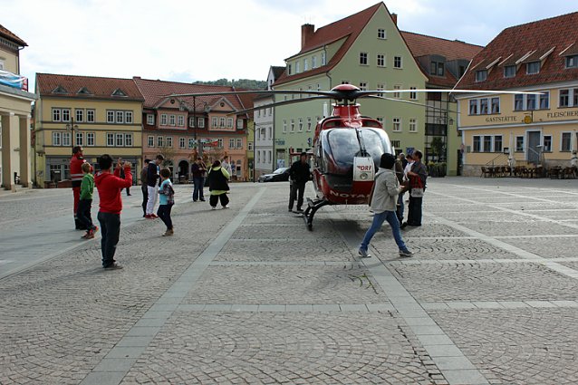 Bild: Landeplatz Markt Sondershausen