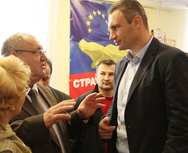 Bild: Primas im Gespr&auml;ch mit Klitschko