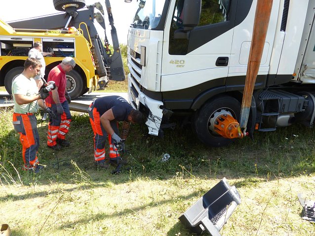 Bild: Abschleppdienst im Einsatz