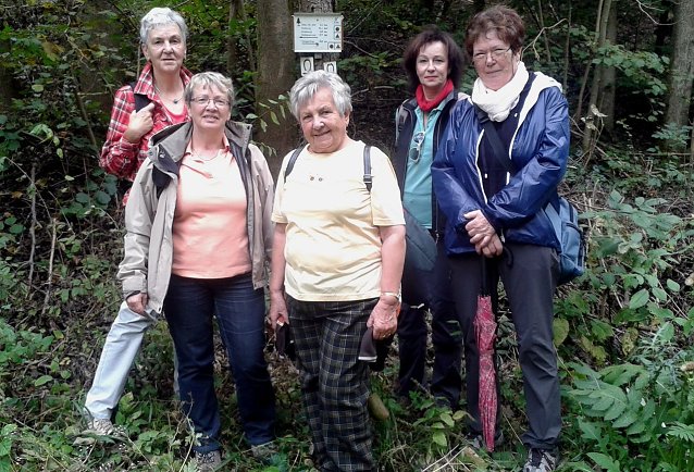 Bild: Mitglieder der Wandergruppe