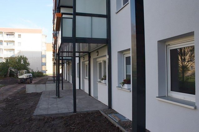 Bild: Ausblick mit Terrasse im Erdgeschoss