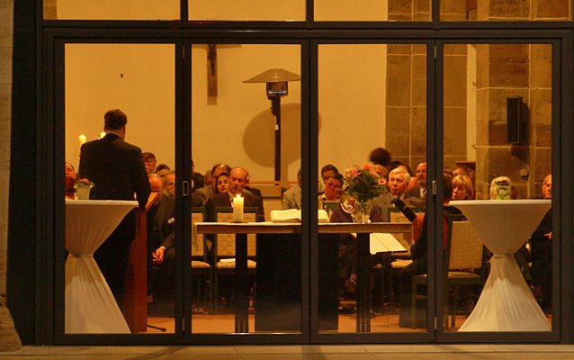 Bild: Empfang in der Nordh&auml;user Frauenbergkirche