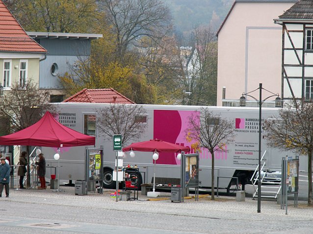 Bild: Mammo-Mobil in Sondershausen