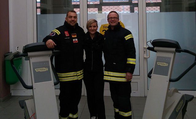 Bild: Trainieren f&uuml;r die Firefighter Challenge 