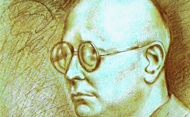 Bild: Adolf Scheer R&ouml;telzeichnung von Alfred Ahnert 
