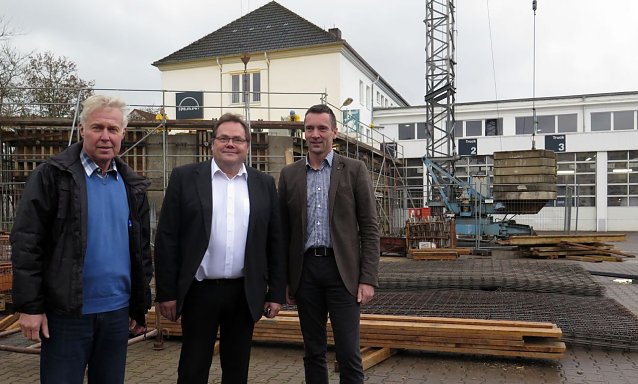 Bild: Von links: Hans-Joachim Junker, Roland Weber und Niels Neu.