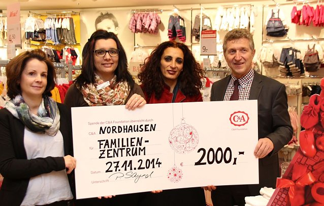 Bild: 2.000 Euro f&uuml;r Familienzentrum Nordhausen