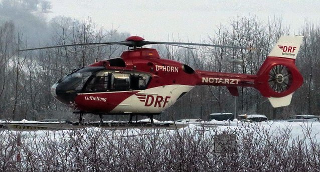 Bild: "Christoph 37" am Standort S&uuml;dharz Klinikum