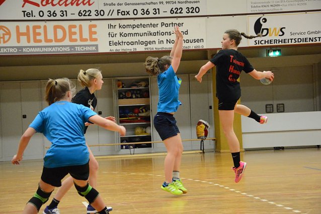 Bild: Die C-Jugend der Nordh&auml;user Handballerinnen wollen zum vierten Mal Th&uuml;ringer Landesmeister werden