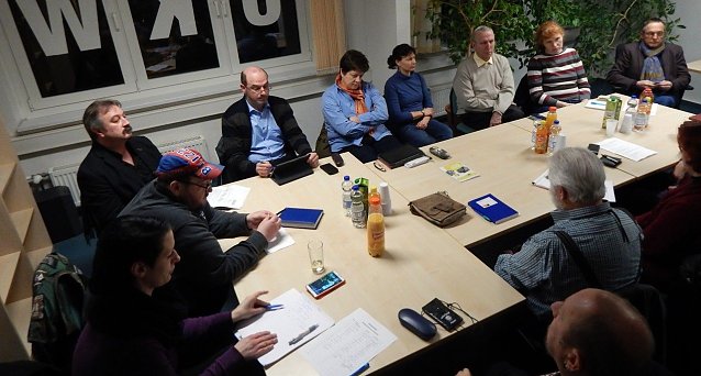 Bild: Reedaktionskonferenz beim OKN